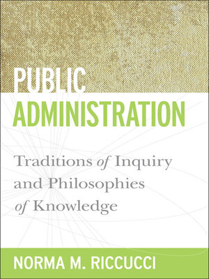 cover image of Public Administration